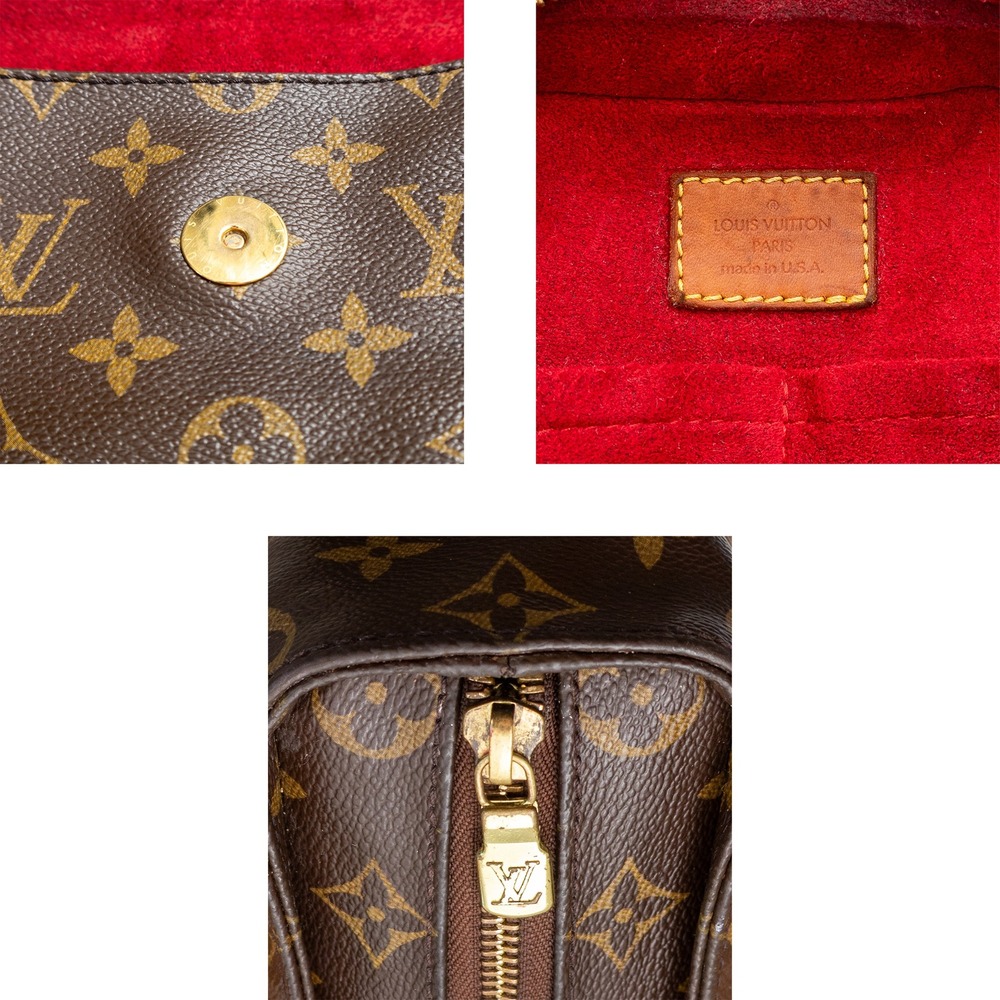 Louis Vuitton Monogram Multiple Cite Tote Bag Brown Canvas Shoulder Bag Vintage - Picture 13 of 13